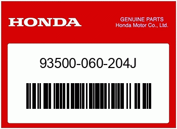 Honda KREUZSCHLITZSCHRAUBE, Honda-Teilenummer 93500060204J