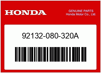 Honda BOLT, HEX., 8X32, Honda-Teilenummer 92132080320A