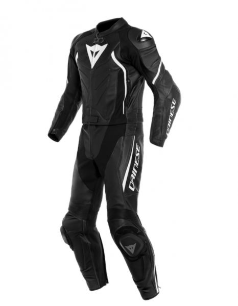 Dainese Damen Lederkombi AVRO D2 Zweiteiler Schwarz/Weiß