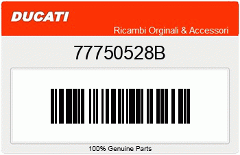 Ducati SCHRAUBE TSPEI M6X20, Ducati-Teilenummer 77750528B