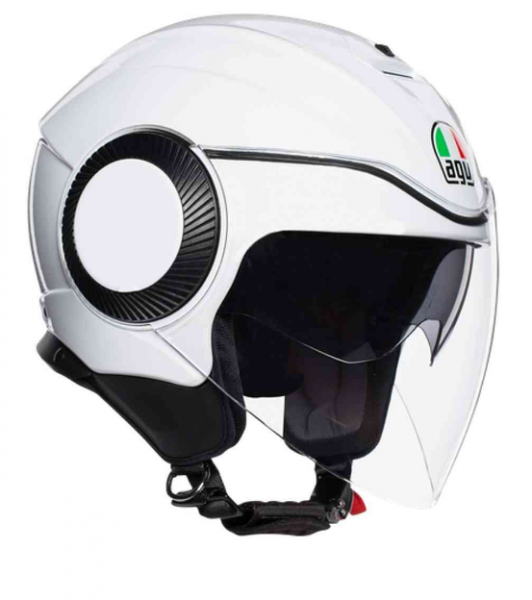 AGV JETHELM ORBYT SOLID PEARL WHITE