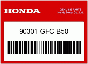 Honda GEGENMUTTER (LINKSGEWINDE, Honda-Teilenummer 90301GFCB50