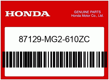 Honda TEIL WIRD AUSVERK., Honda-Teilenummer 87129MG2610ZC