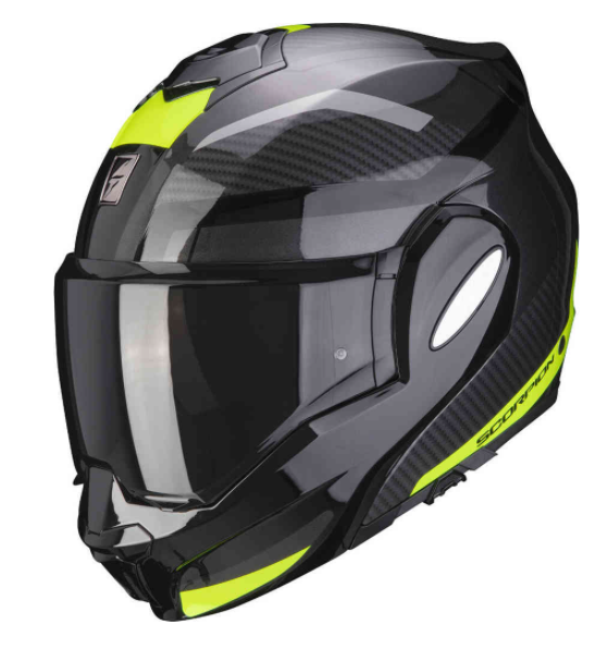 Scorpion EXO-TECH TRAP KLAPPHELM Schwarz-Neon Gelb