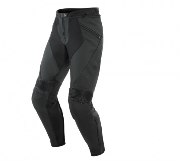 Dainese PONY 3 LEATHER PANTS SCHWARZ LEDERHOSE