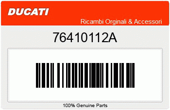 Ducati GUMMIGLEITSCHUTZE, Ducati-Teilenummer 76410112A