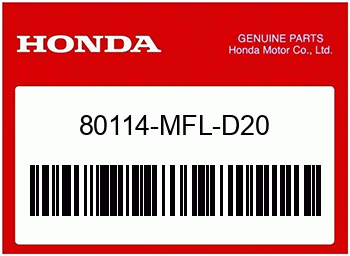 Honda WINDLAUF, H., MITTE, Honda-Teilenummer 80114MFLD20