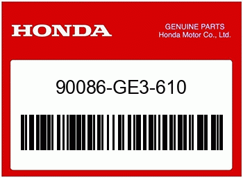 Honda TEIL WIRD AUSVERK., Honda-Teilenummer 90086GE3610