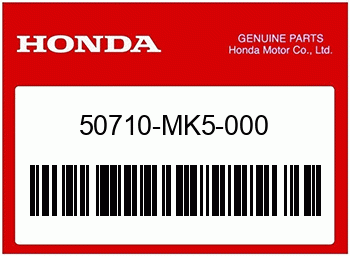 Honda FUSSRASTENGUMMI HINTEN, Teilenummer 50710MK5000