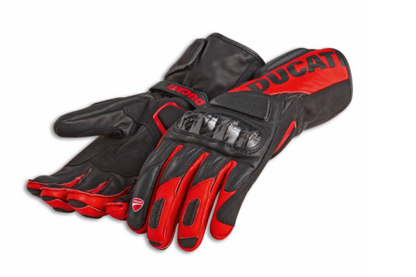 Ducati by Spidi HANDSCHUHE PERFORMANCE C3 schwarz/rot