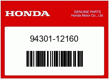 Honda PASSTIFT A, 12X16, Honda-Teilenummer 9430112160