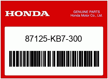 Honda STREIFEN, Honda-Teilenummer 87125KB7300