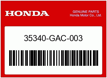 Honda BREMSSCHALTER KOMPL., V., Honda-Teilenummer 35340GAC003
