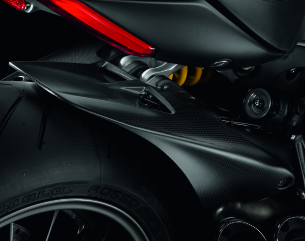 Ducati original Matt Carbon KOTFLÜGEL hinten XDiavel