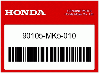 Honda SCHRAUBE, SCHEIBE, 8X22, Honda-Teilenummer 90105MK5010