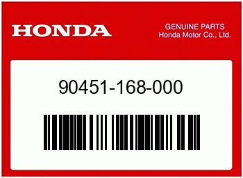 Honda SPEZIALSCHEIBE, Honda-Teilenummer 90451168000
