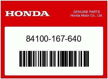 Honda ROHR, H. GRIFF, Honda-Teilenummer 84100167640