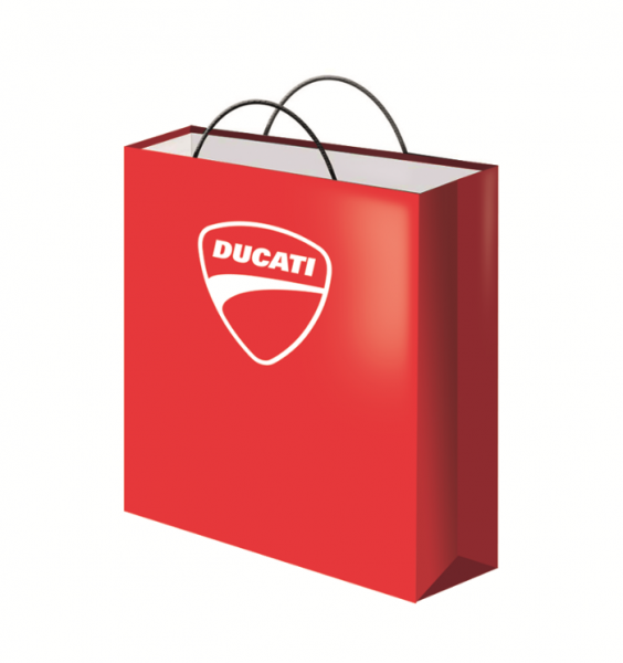 981015002 DUCATI Einkaufstasche PAPER SHOPPER