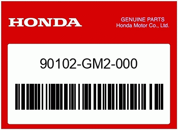 Honda BOLZEN, Honda-Teilenummer 90102GM2000