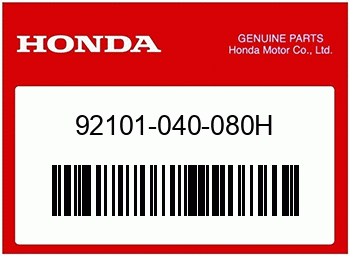 Honda TEIL WIRD AUSVERK., Honda-Teilenummer 92101040080H