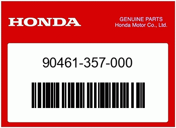 Honda DICHTSCHEIBE, 12MM, Honda-Teilenummer 90461357000