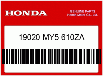 Honda VERKLEIDUNG, KUEHLGEB., Honda-Teilenummer 19020MY5610ZA