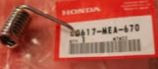 Honda RUECKHOLFEDER, FUSSRASTE, 50617MEA670