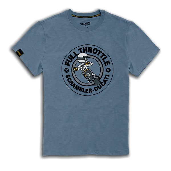 Ducati T-Shirt Full Throttle RUMBLE Scrambler