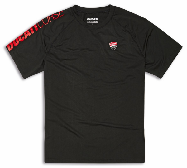 Ducati T-Shirt Sport Essential Herren Schwarz