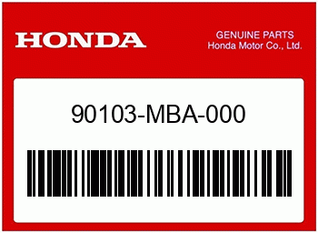 Honda FLANSCHENSCHRAUBE, 6X40, Honda-Teilenummer 90103MBA000