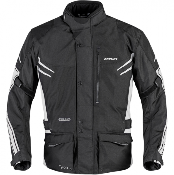 Germot Textiljacke Tyron Schwarz/Hellgrau Herren