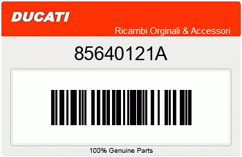 Ducati UNTERLEGSCHEIBE, Ducati-Teilenummer 85640121A