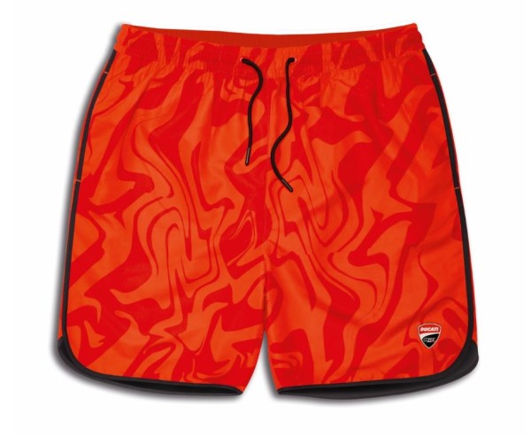 DUCATI CORSE BADEHOSE CLASSIC ROT