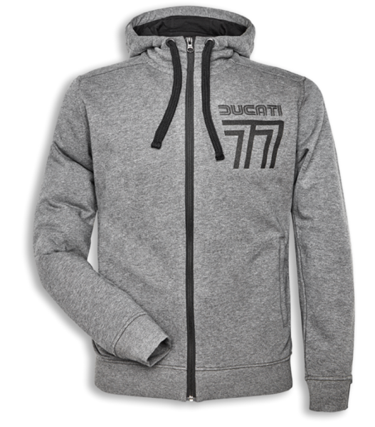 Ducati Original SWEATSHIRT mit Kapuze ZIP-Hoodie 77