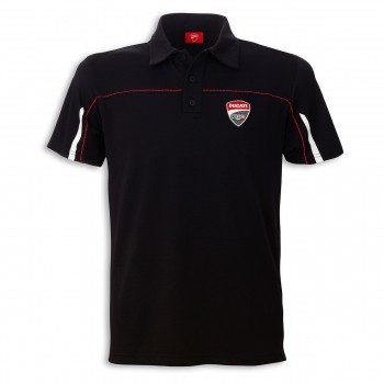 Ducati Corse Meryl Polo Herren schwarz