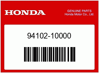Honda GLATTE SCHEIBE, 10MM, Honda-Teilenummer 9410210000