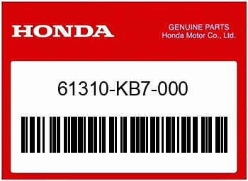 Honda STREBE SCHEINW.-GEHAEUSE, Honda-Teilenummer 61310KB7000