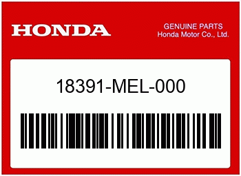 Honda DICHTUNG, AUSPUFFTOPF, Honda-Teilenummer 18391MEL000