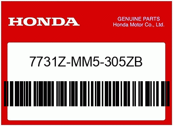 Honda TEIL WIRD AUSVERK., Honda-Teilenummer 7731ZMM5305ZB
