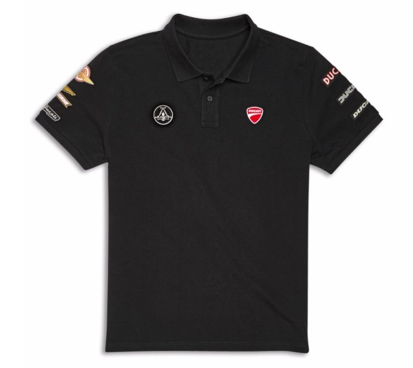 Ducati POLO-SHIRT ICON BLACK