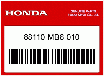 Honda TEIL WIRD AUSVERK., Honda-Teilenummer 88110MB6010