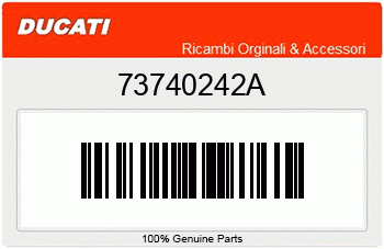 Ducati ZAHNRIEMEN DER VENTILSTEUERUNG, Ducati-Teilenummer 73740242A