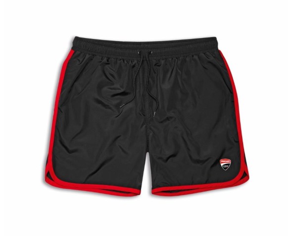 DUCATI CORSE BADESHORTS CLASSIC SCHWARZ