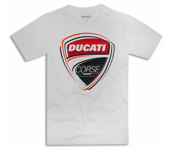 Ducati Original T-SHIRT Corse SKETCH 2.0 Weiß