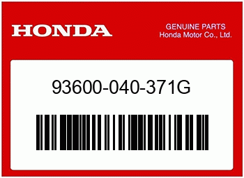 Honda SCHRAUBE, Honda-Teilenummer 93600040371G