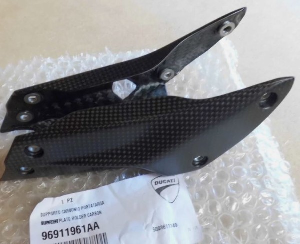 Ducati Multistrada 1260, CARBON Kennzeichenhalter