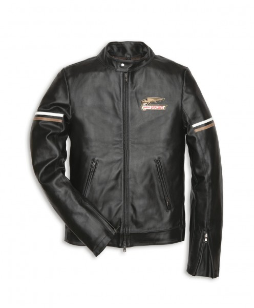 Ducati original Lederjacke Vintage Stil 60S