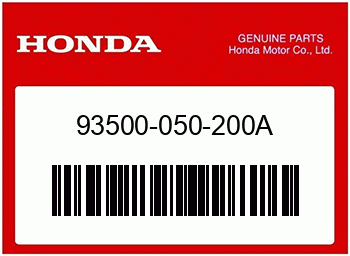 Honda KEGELKOPFSCHRAUBE, 5X20, Honda-Teilenummer 93500050200A