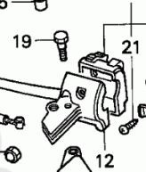 LENKERSCHALTER Einheit links, BLINKER HONDA NSR 50 1989 -