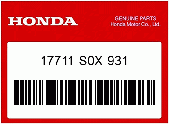 Honda HALTER (BLAU-GRUEN) (TOKA, Honda-Teilenummer 17711S0X931